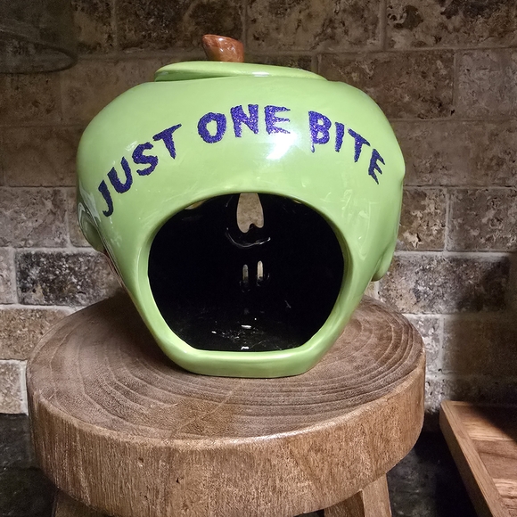 Disney Red and Green Ceramic Apple Decor - Picture 2 of 8